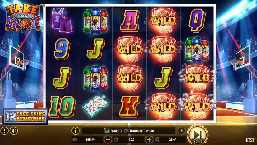 Take the Shot slot screenshot 