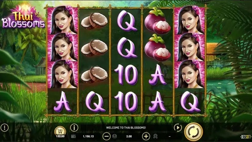 Thai Blossoms slot screenshot 1