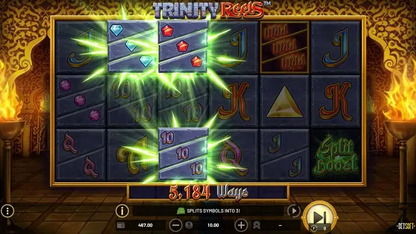 Trinity Reels slot screenshot 5