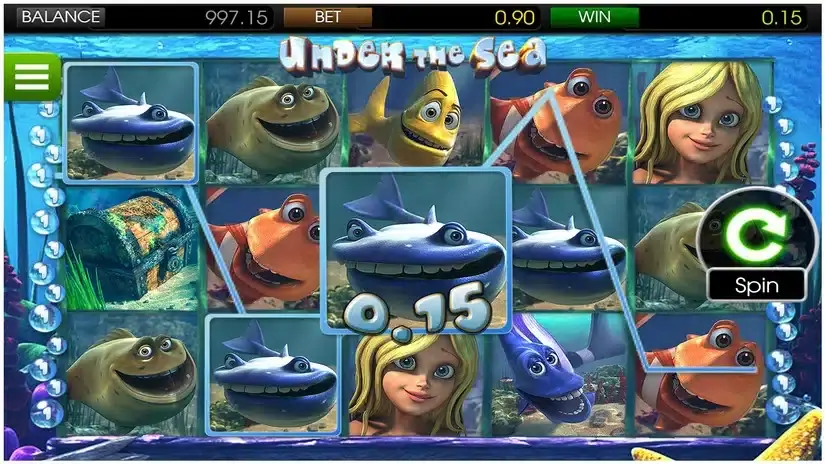 Under the Sea slot screenshot 3