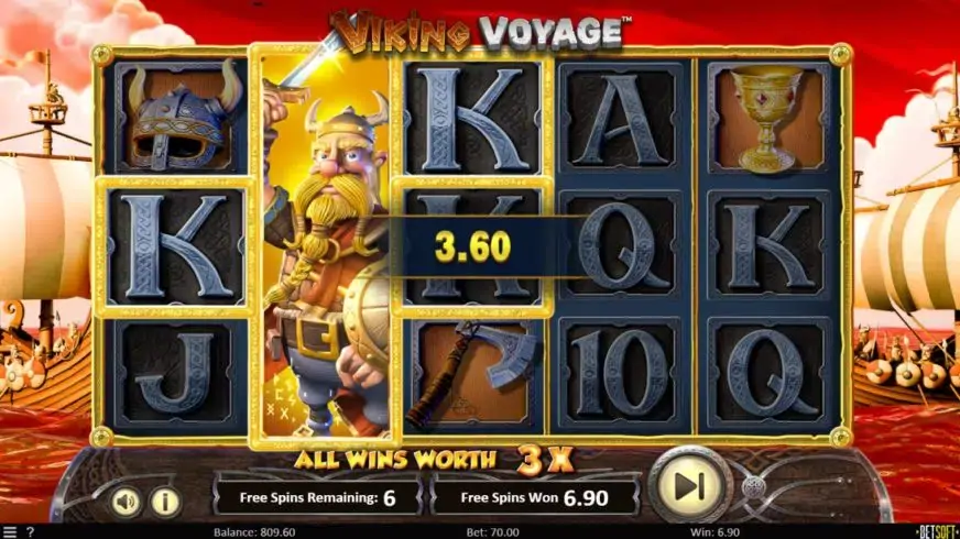 Viking Voyage slot screenshot 