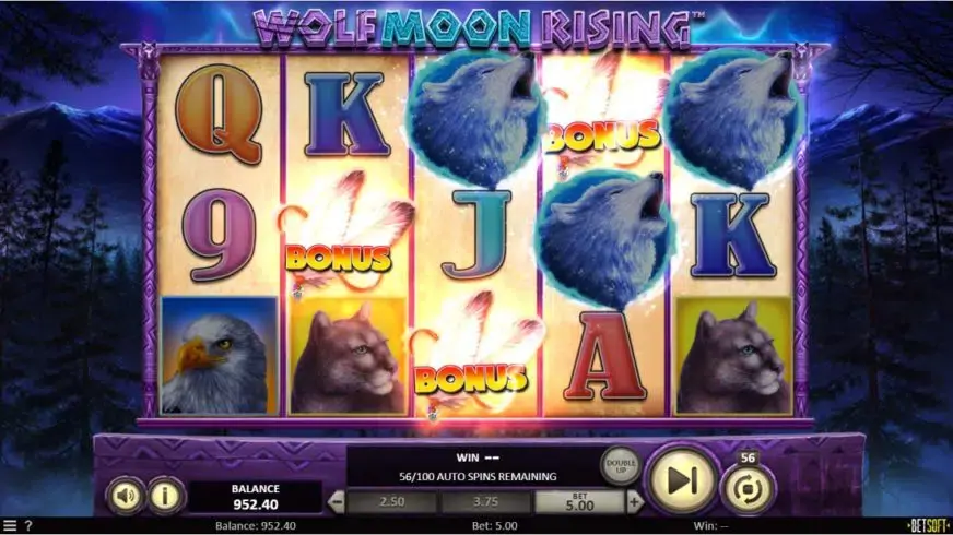 Wolf Moon Rising slot screenshot 5