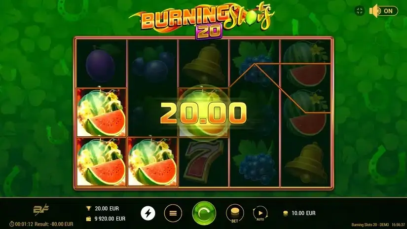 Burning Slots 20 slot screenshot 2