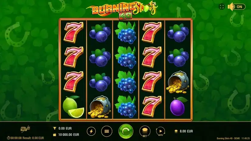Burning Slots 40 slot screenshot 1