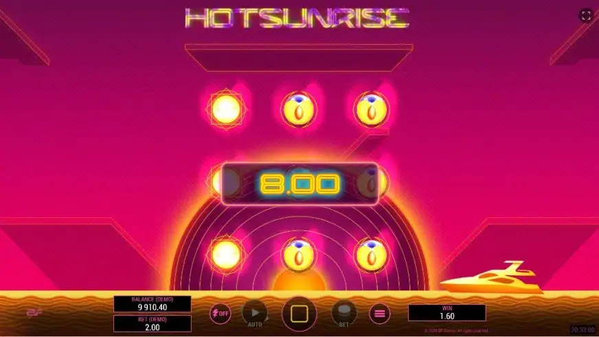 Hot Sunrise slot screenshot 2