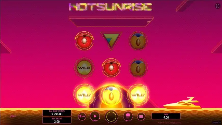 Hot Sunrise slot screenshot 