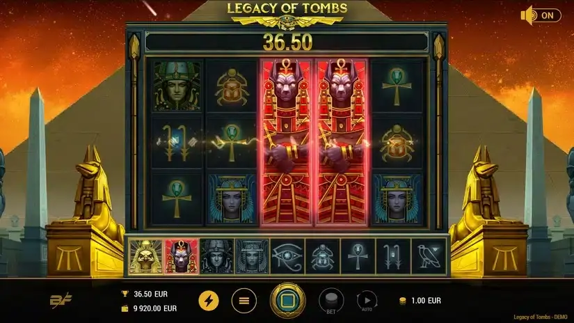 Legacy Of Tombs slot screenshot 5