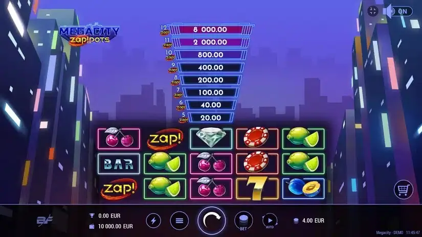 Megacity slot screenshot 1