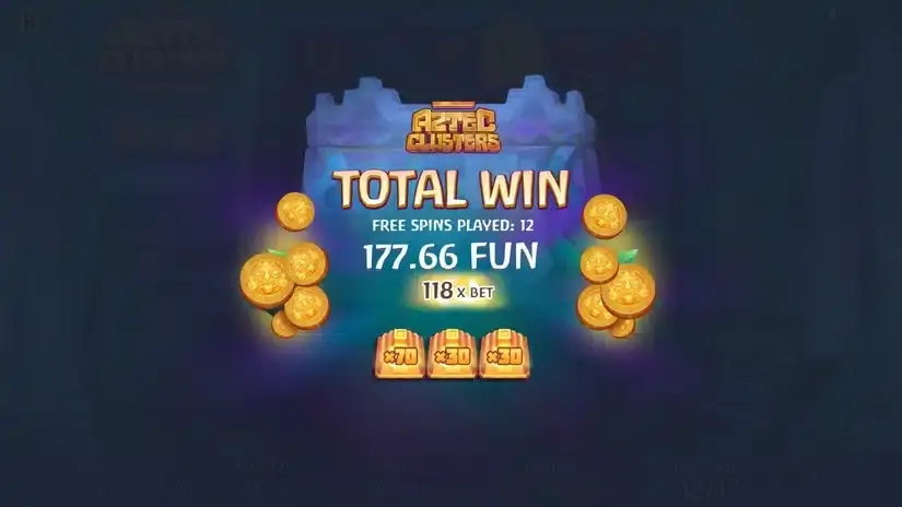 Aztec Clusters slot screenshot 