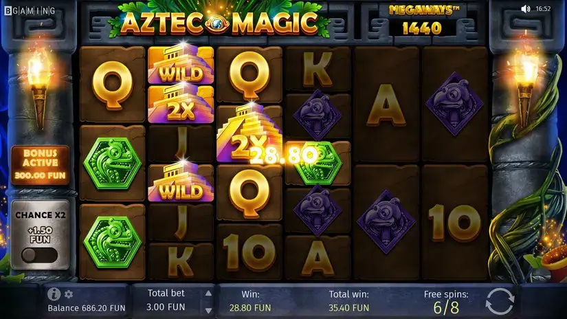 Aztec Magic Megaways slot screenshot 5