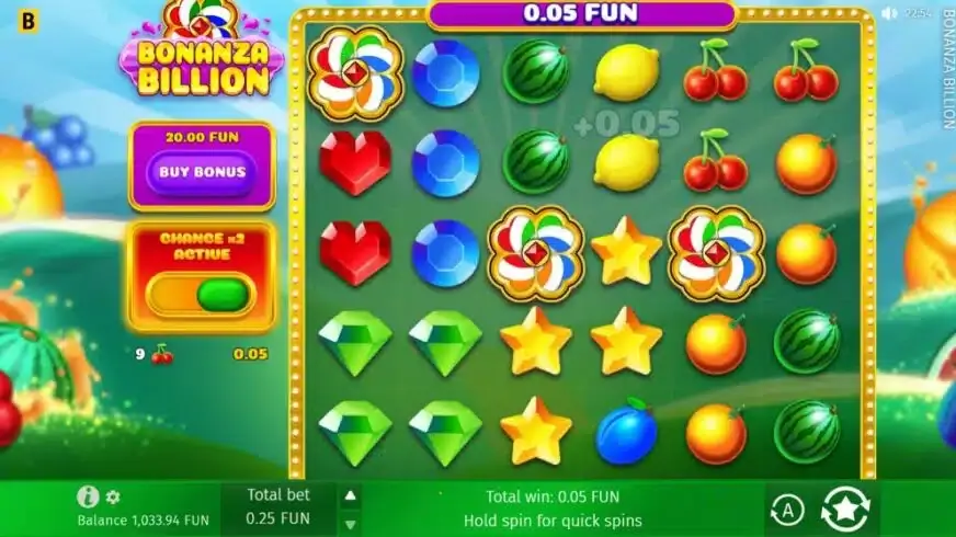 Bonanza Billion slot screenshot 