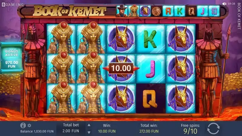 Book of Kemet slot screenshot 5