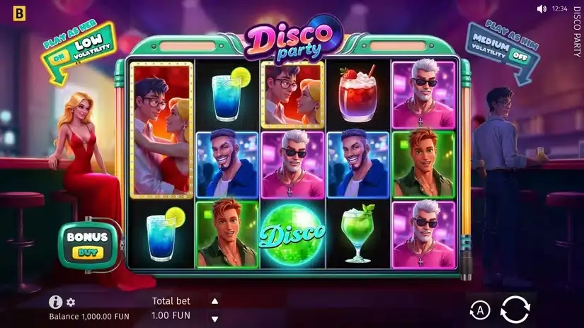 Disco Party slot screenshot 