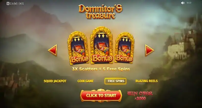 Domnitors Treasure slot screenshot 1