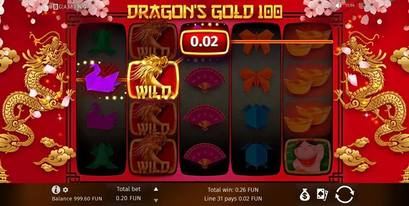 Dragon’s Gold 100 slot screenshot 2