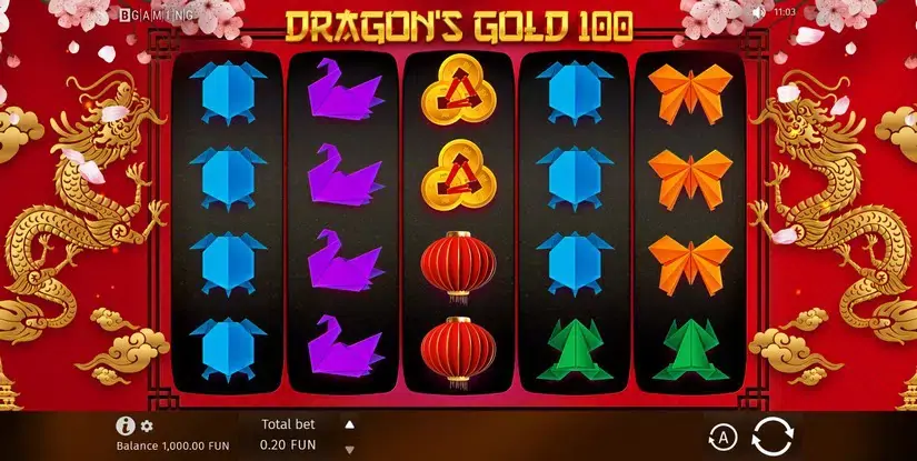 Dragon’s Gold 100 slot screenshot 