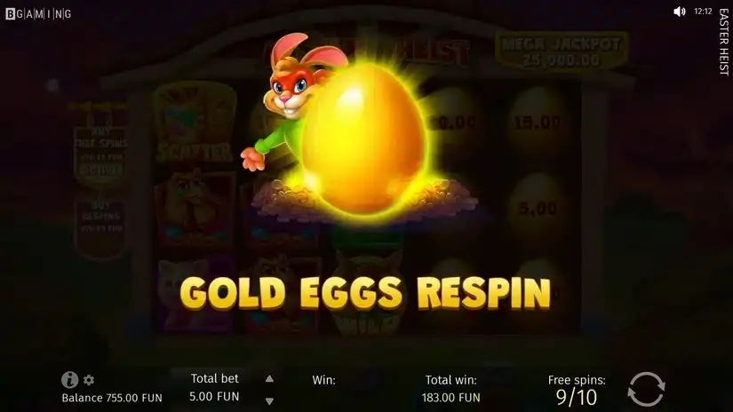 Easter Heist slot screenshot 7