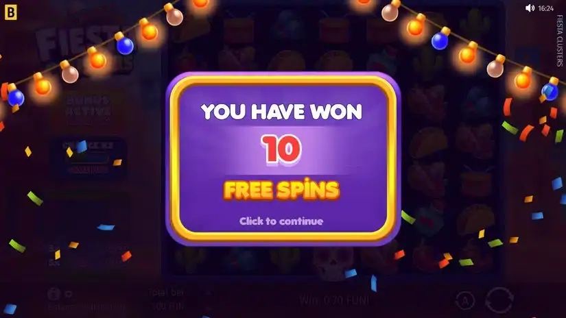 Fiesta Clusters slot screenshot 3
