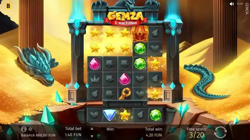Gemza slot screenshot 5