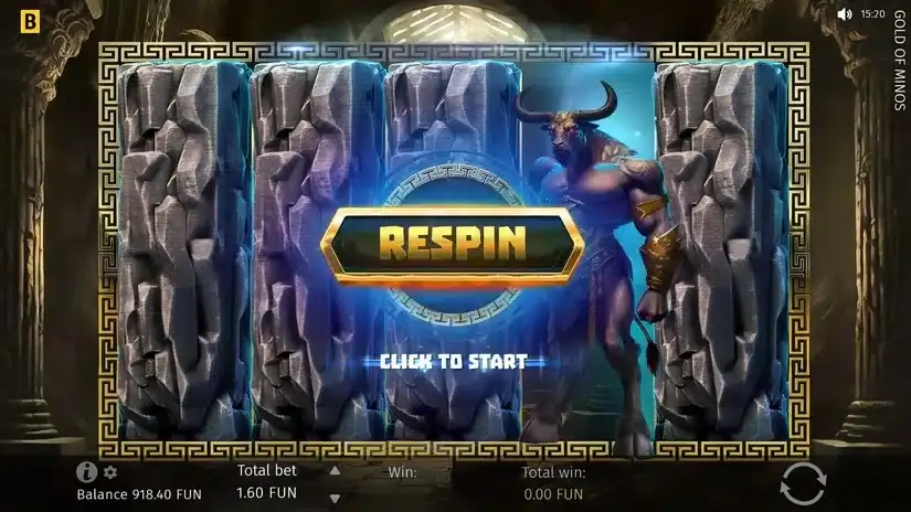 Gold Of Minos slot screenshot 2