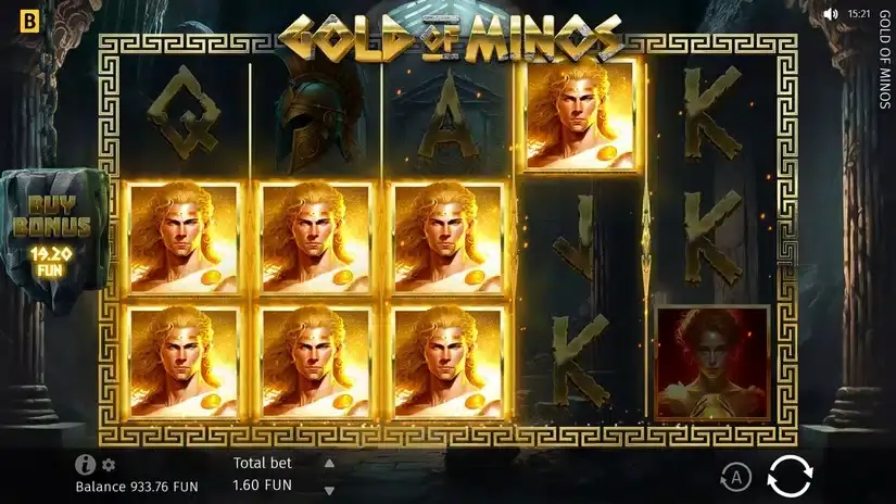 Gold Of Minos slot screenshot 
