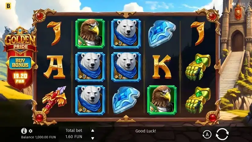 Golden Pride slot screenshot 2