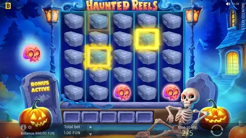 Haunted Reels slot screenshot 4