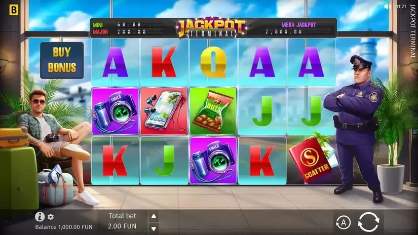 Jackpot Terminal slot screenshot 1