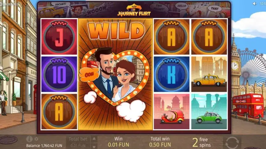 Journey Flirt slot screenshot 4