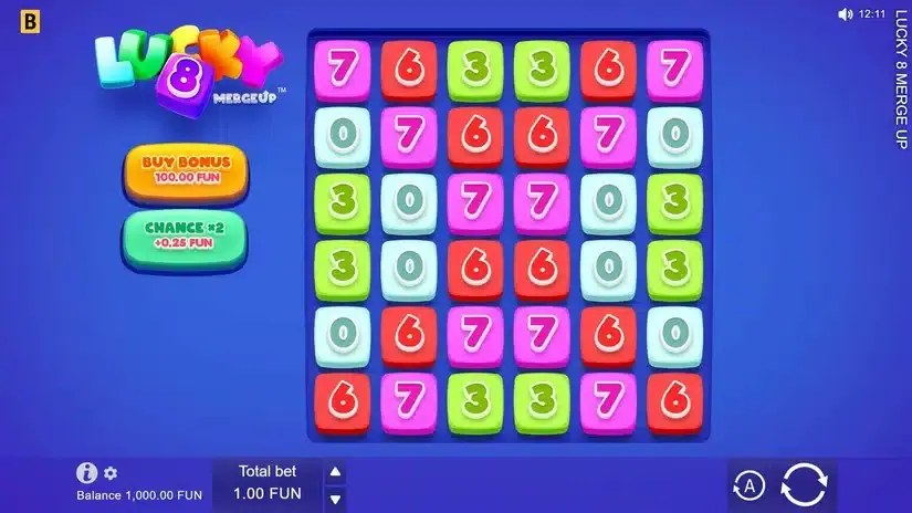 Lucky 8 Merge Up slot screenshot 