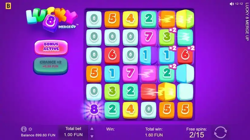 Lucky 8 Merge Up slot screenshot 4