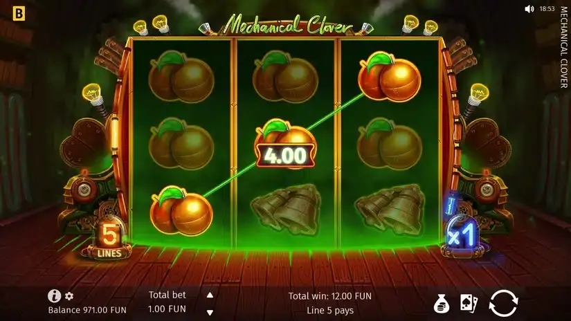 Mechanical Clover slot screenshot 