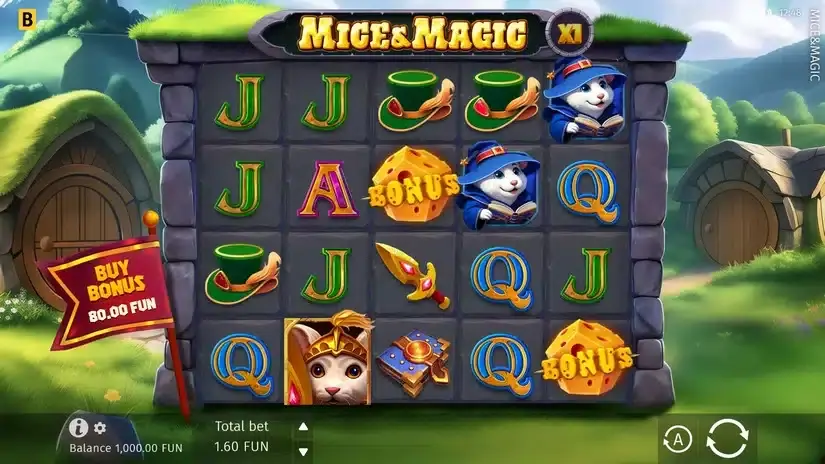 Mice & Magic Wonder Spin slot screenshot 