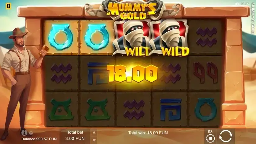 Mummy’s Gold slot screenshot 3