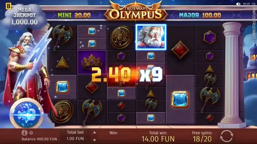 Olympus TRUEWAYS slot screenshot 4