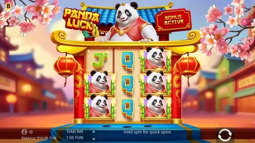 Panda Luck slot screenshot 2