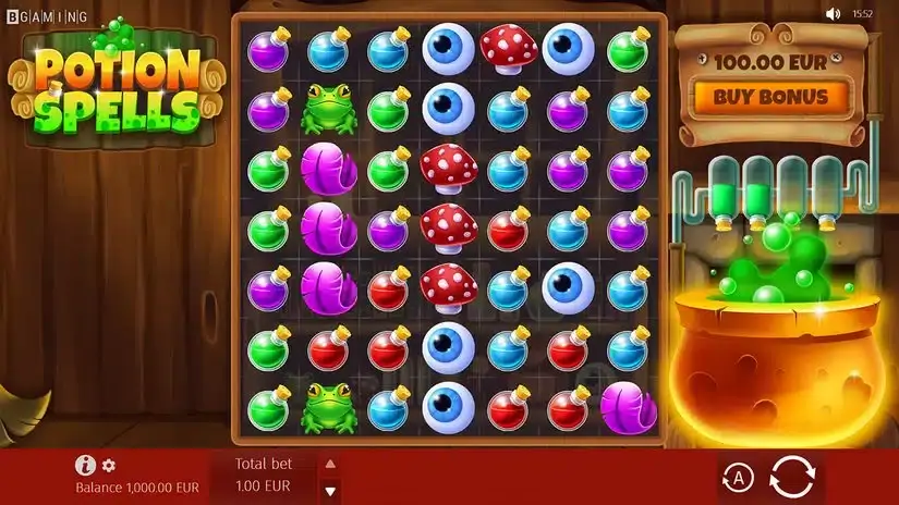 Potion Spells slot screenshot 