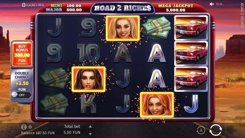 Road 2 Riches slot screenshot 3