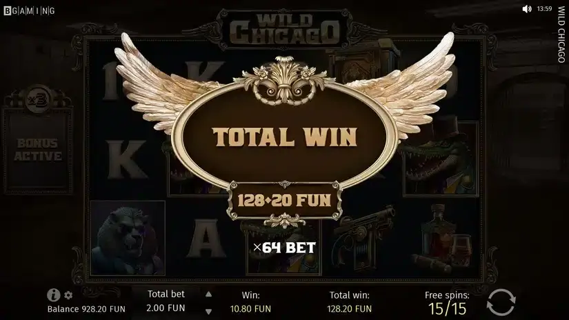 Wild Chicago slot screenshot 