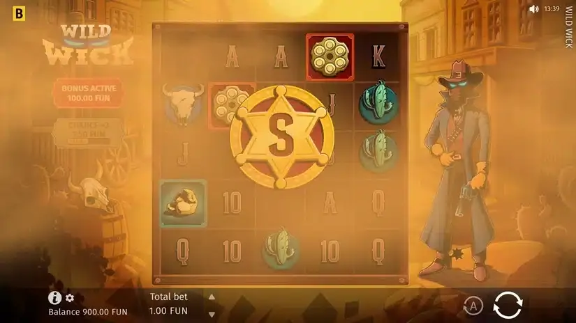 Wild Wick slot screenshot 2