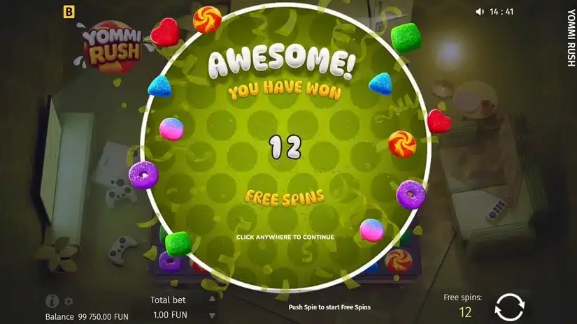 Yommi Rush slot screenshot 3