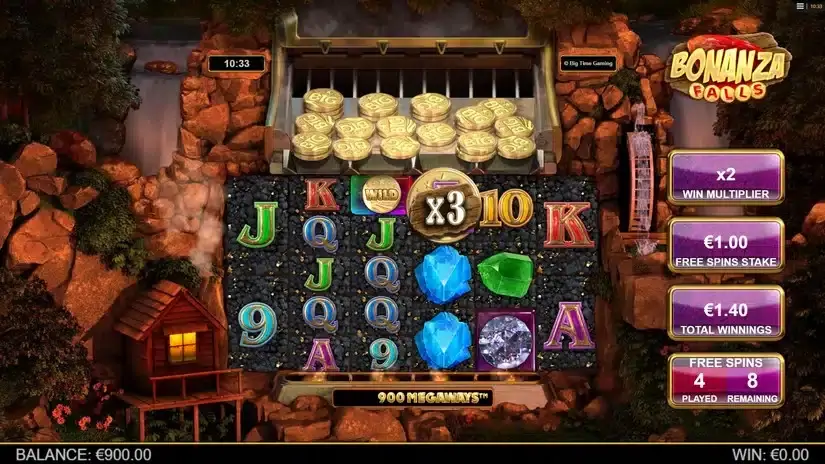 Bonanza Falls slot screenshot 4