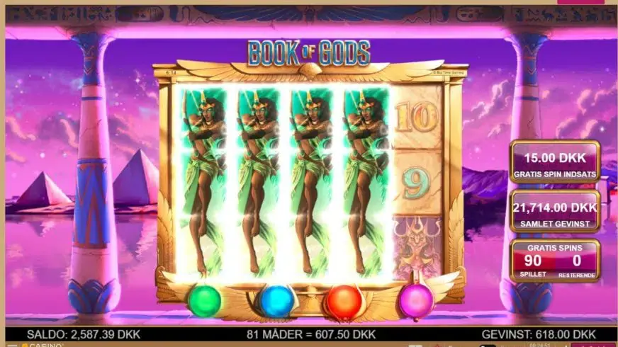 Book of Gods slot screenshot 4