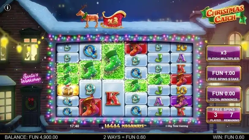 Christmas Catch slot screenshot 3