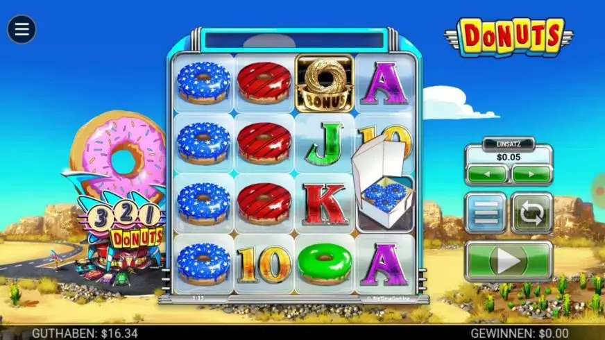 Donuts slot screenshot 