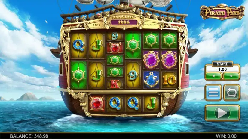 Pirate Pays Megaways slot screenshot 