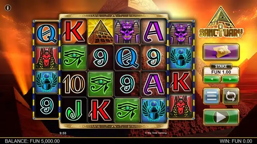 Sanctuary slot screenshot 