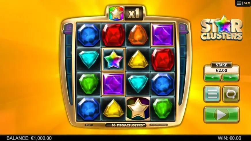 Star Clusters Megaclusters slot screenshot 