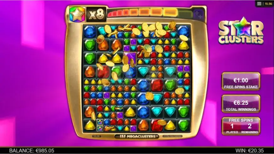 Star Clusters Megaclusters slot screenshot 