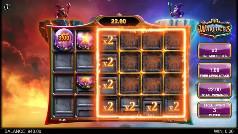 Warlocks slot screenshot 3